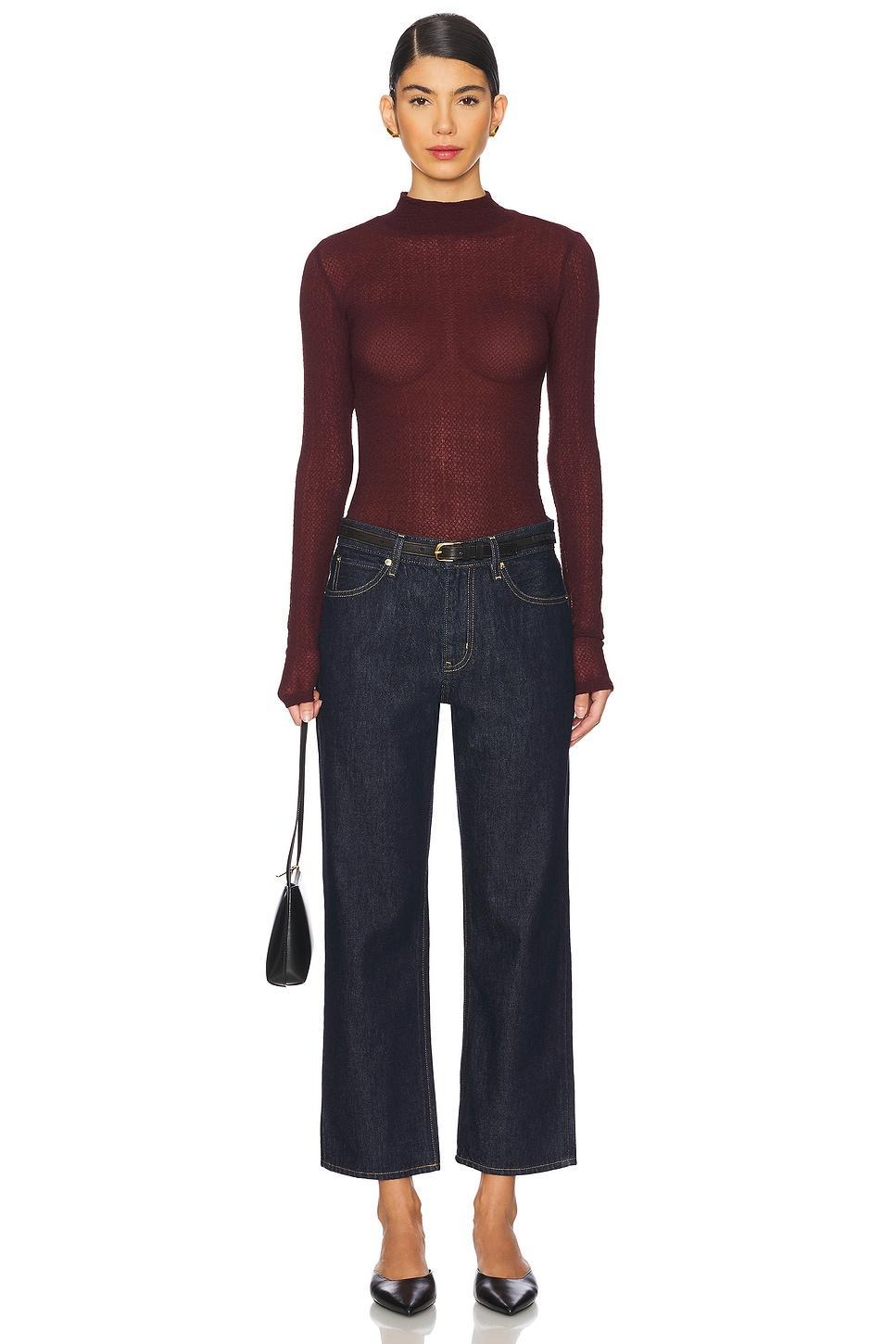 Mixed Mesh Turtleneck FRAME Product Image