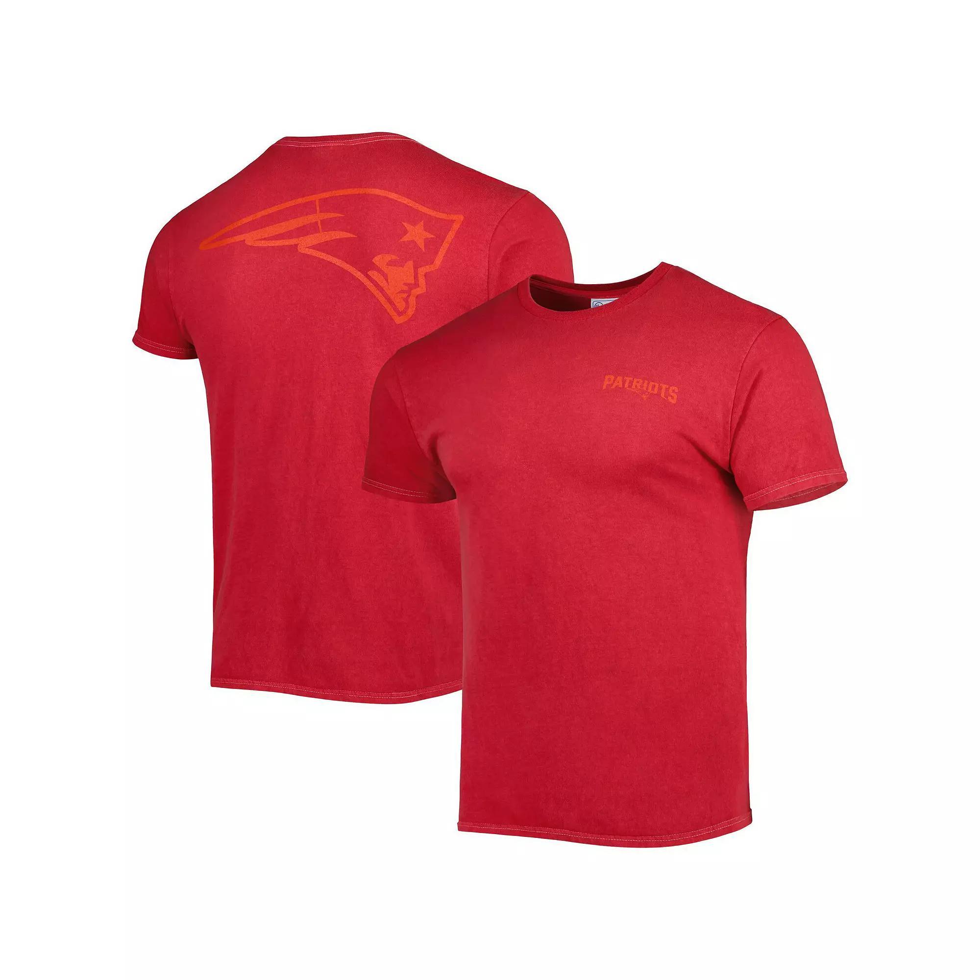 Men's '47 Red New England Patriots Fast Track Tonal Highlight T-Shirt, Size: Medium Product Image