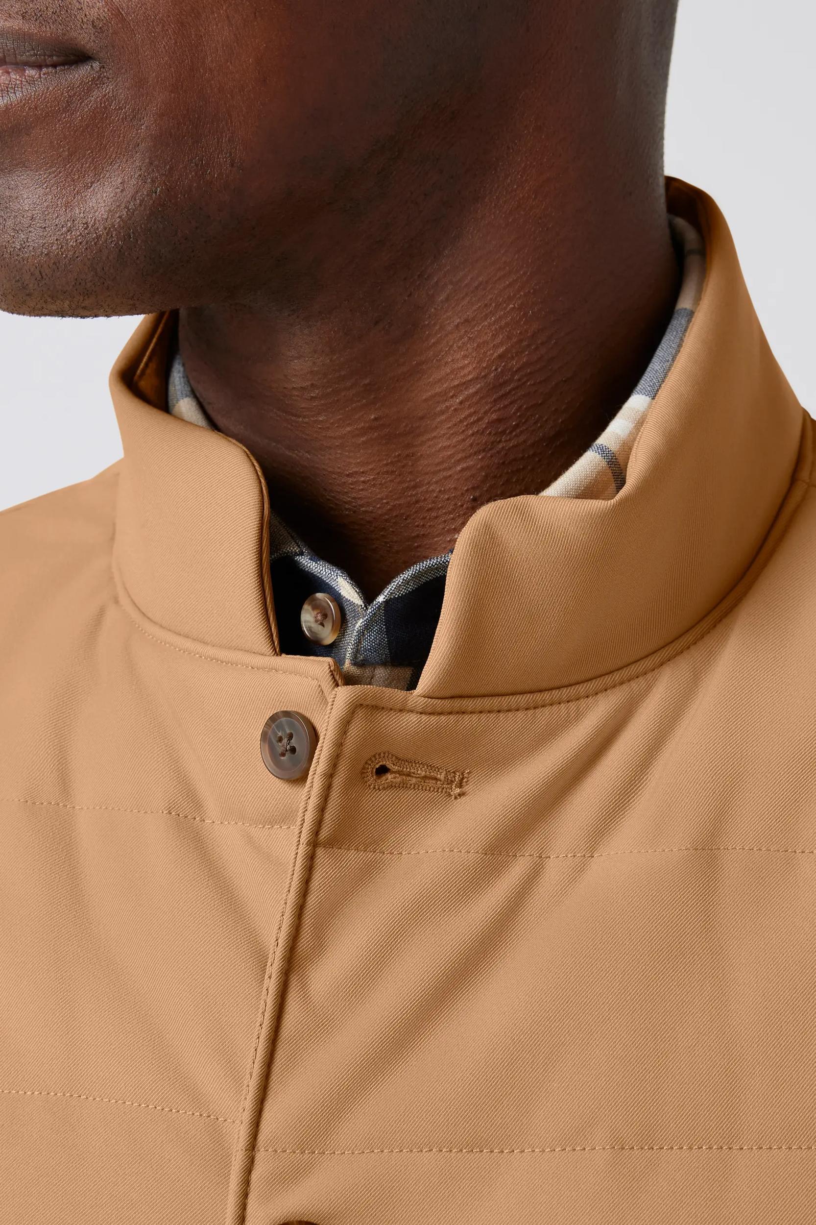 Aspen Vest - Beige Solid Product Image
