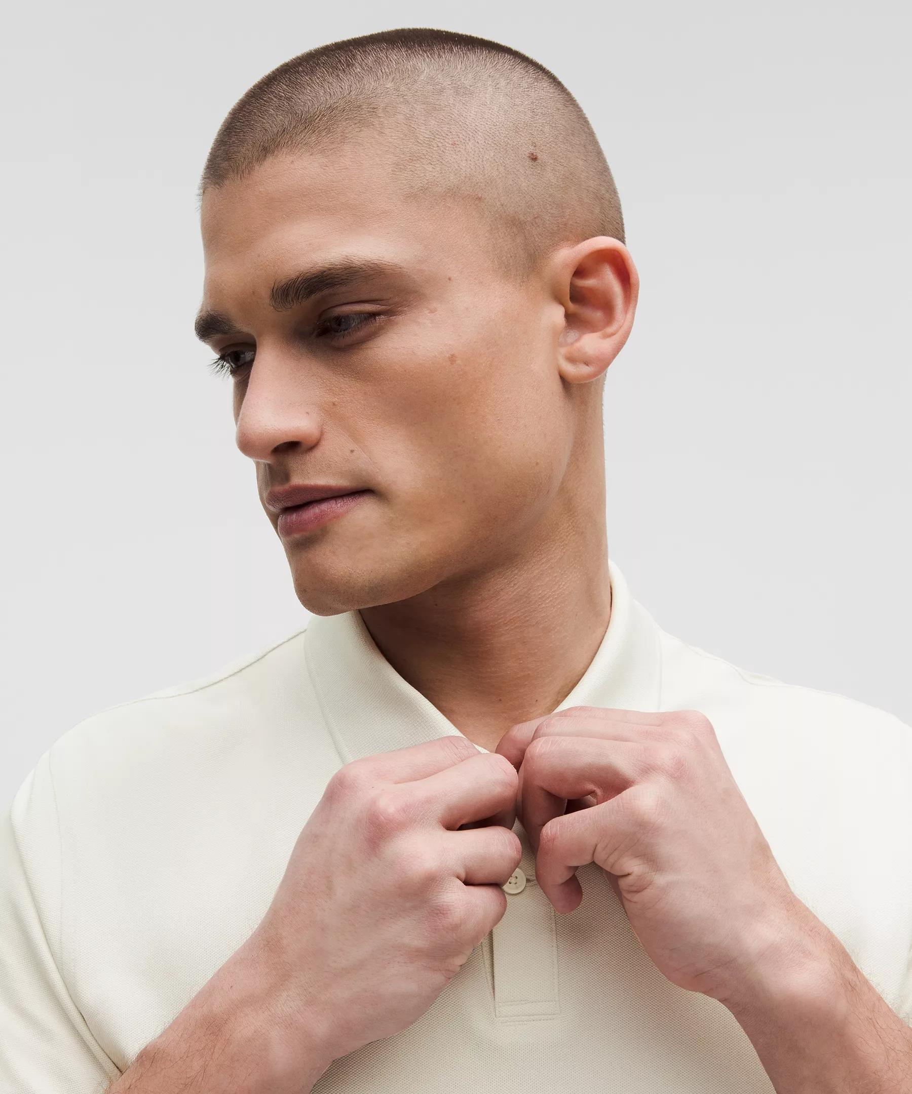 Pique Classic-Fit Short-Sleeve Polo Shirt Product Image