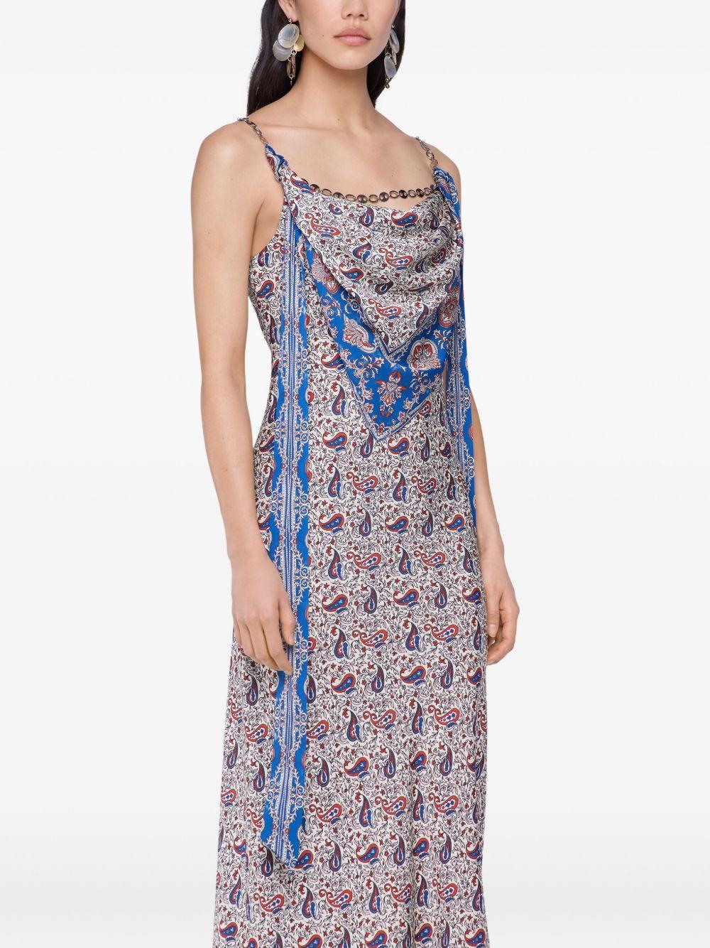 paisley-print maxi dress Product Image