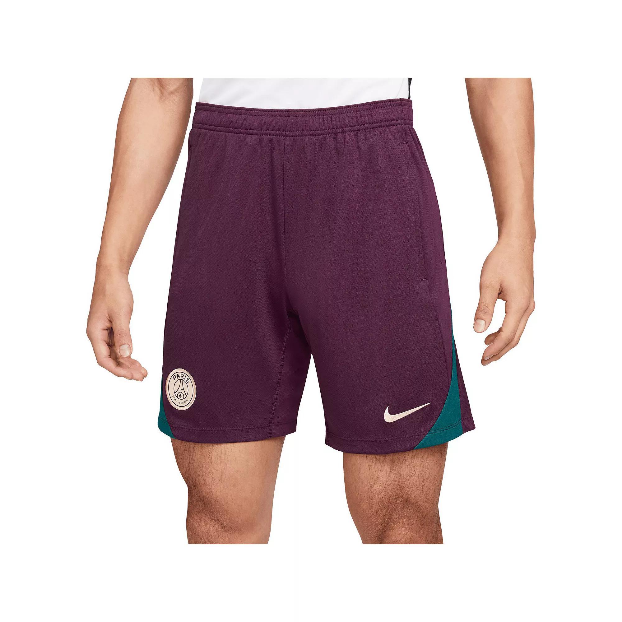 Men's Nike Burgundy Paris Saint-Germain 2024/25 Strike Shorts, Size: Large, Psg Med Re Product Image