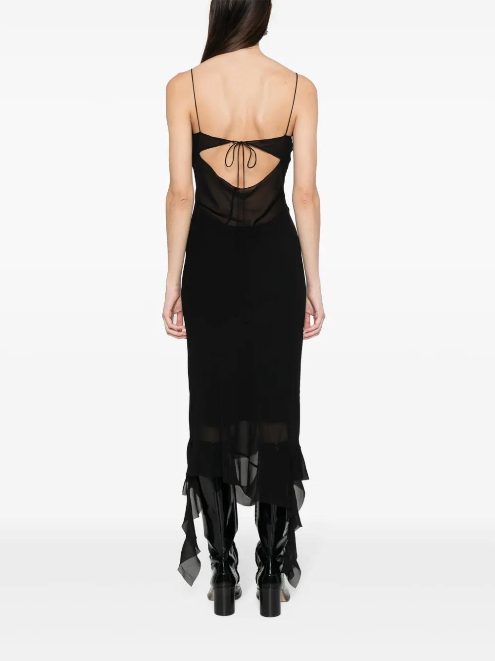 ruffle-detailed midi dress Product Image