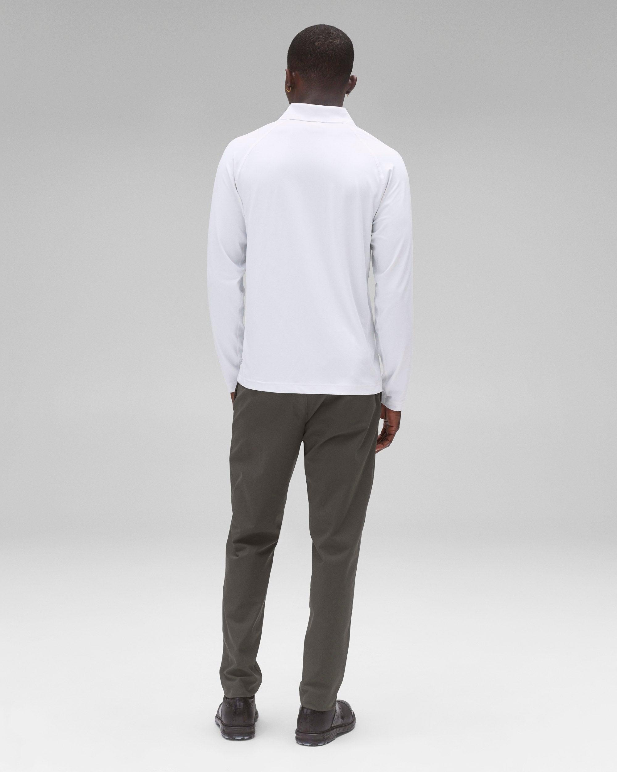 Tech Pique Playoff Long Sleeve Polo - Vault Male Product Image