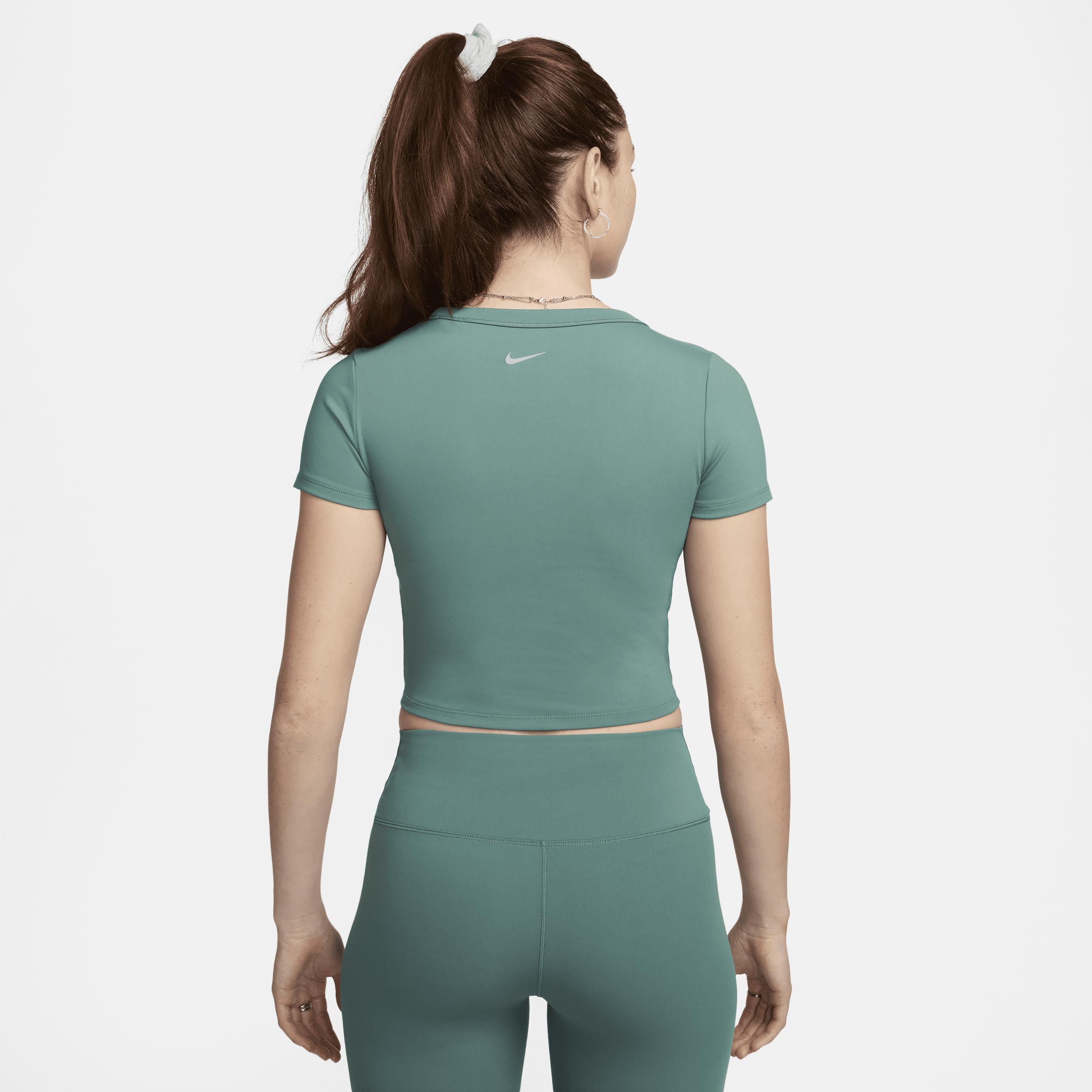 Nike Women's One Fitted Dri-FIT Short-Sleeve Cropped Top Product Image
