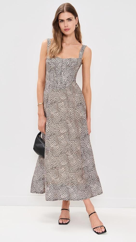BARDOT Lilah Corset Midi Dress | Shopbop Product Image