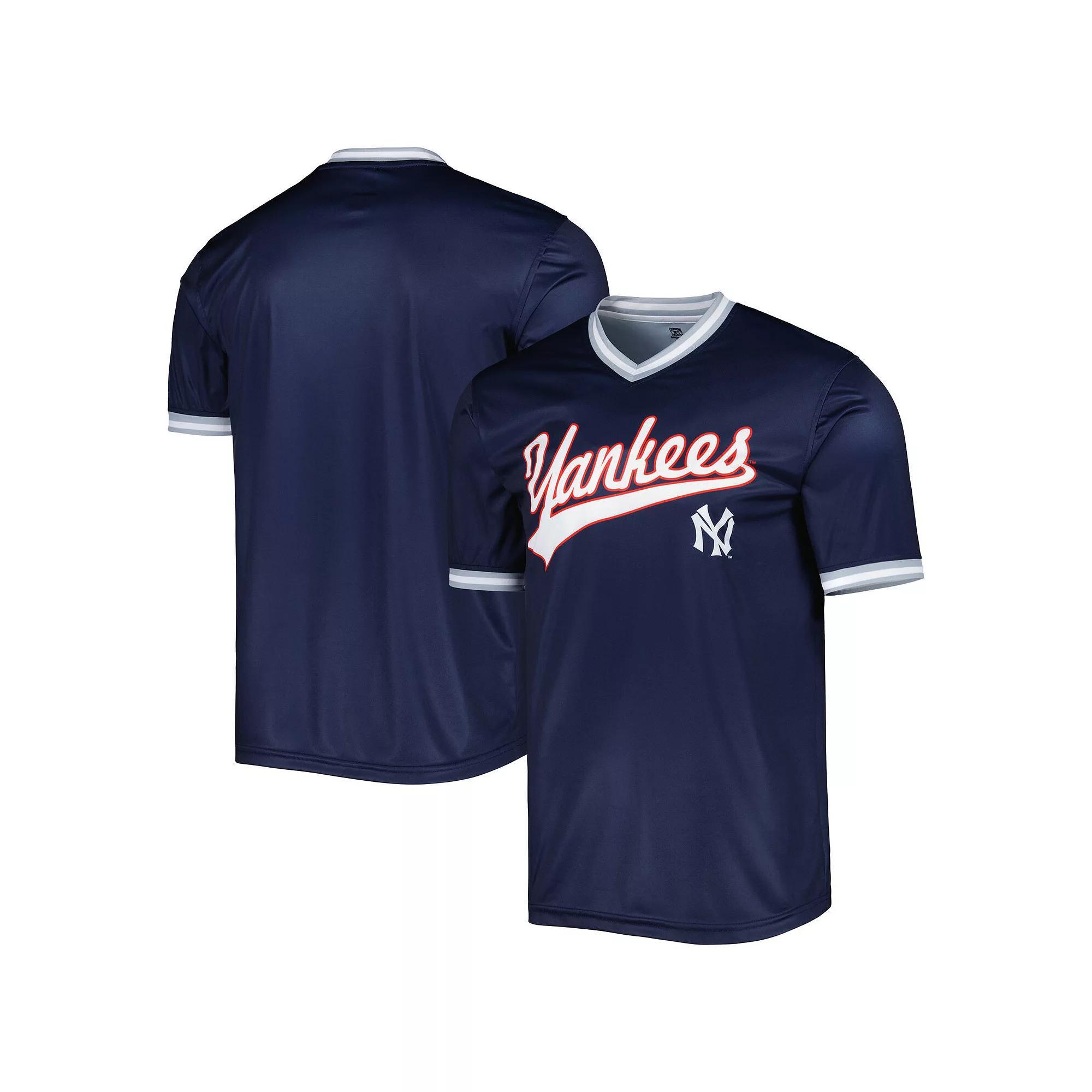 Mens Stitches New York Yankees Cooperstown Collection Team Jersey Blue Product Image