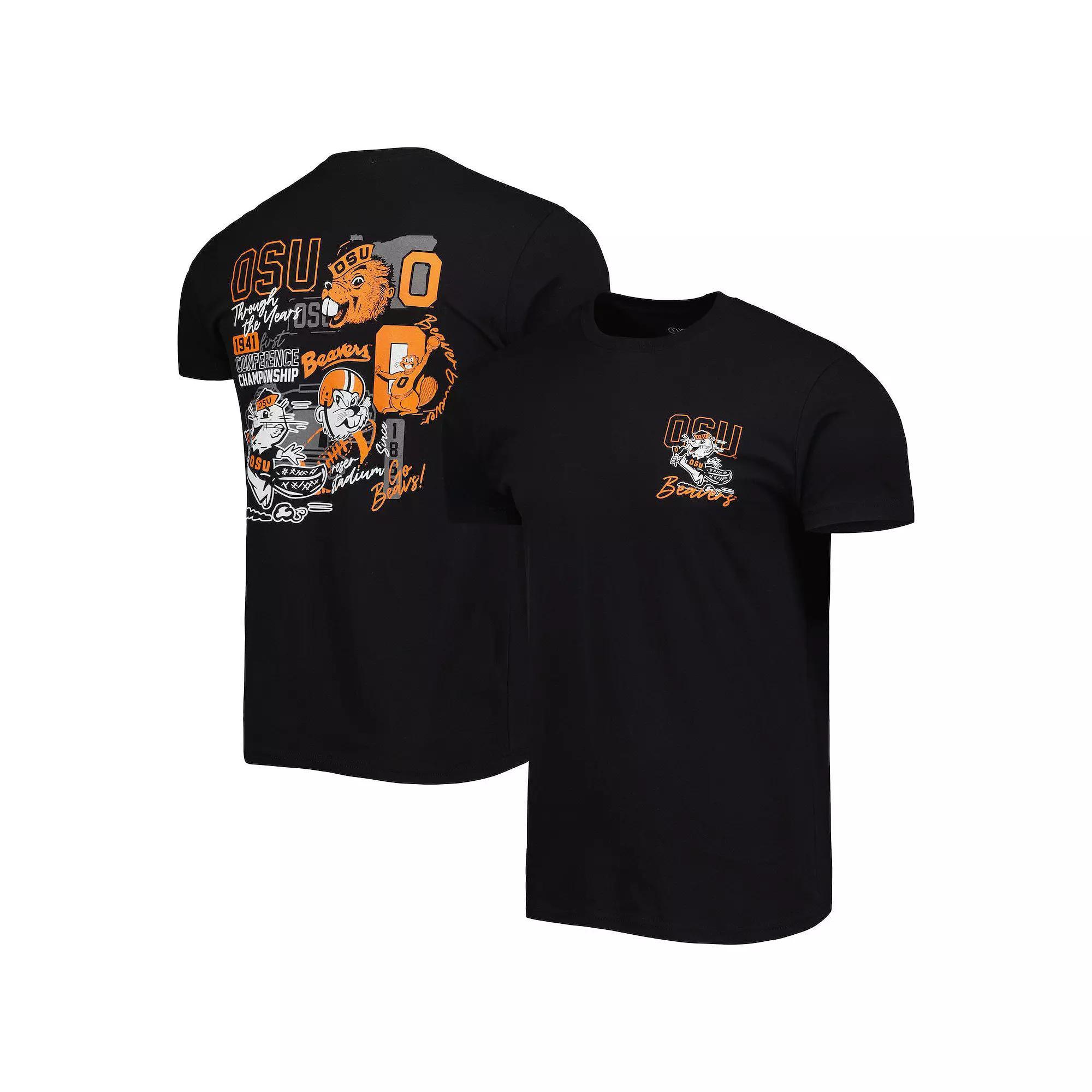 Mens Oregon State Beavers Vintage Through the Years Two-Hit T-Shirt Product Image
