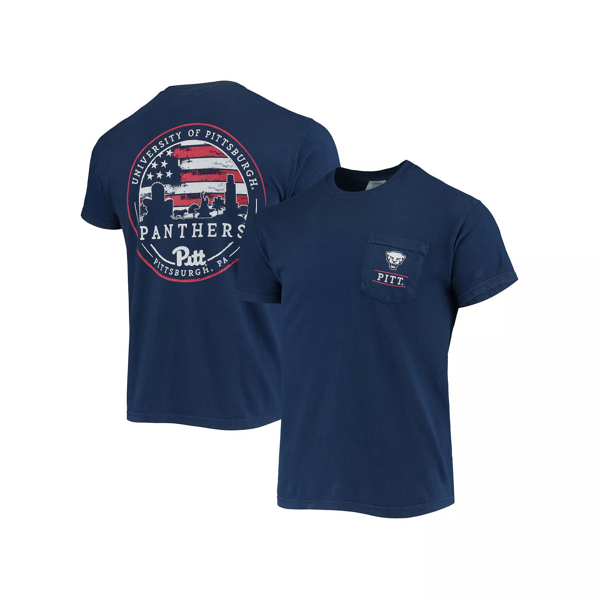 Men's Navy Pitt Panthers Campus Americana T-Shirt, Size: XL, Blue Product Image