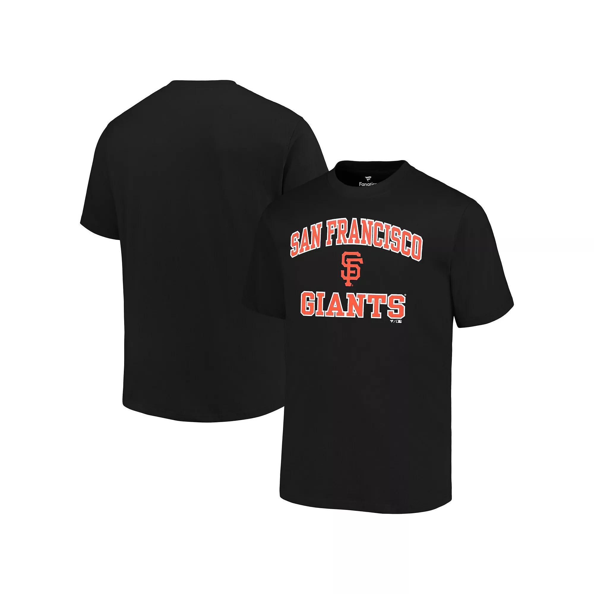 Men's Profile Black San Francisco Giants Big & Tall Heart & Soul T-Shirt, Size: 2XB Product Image
