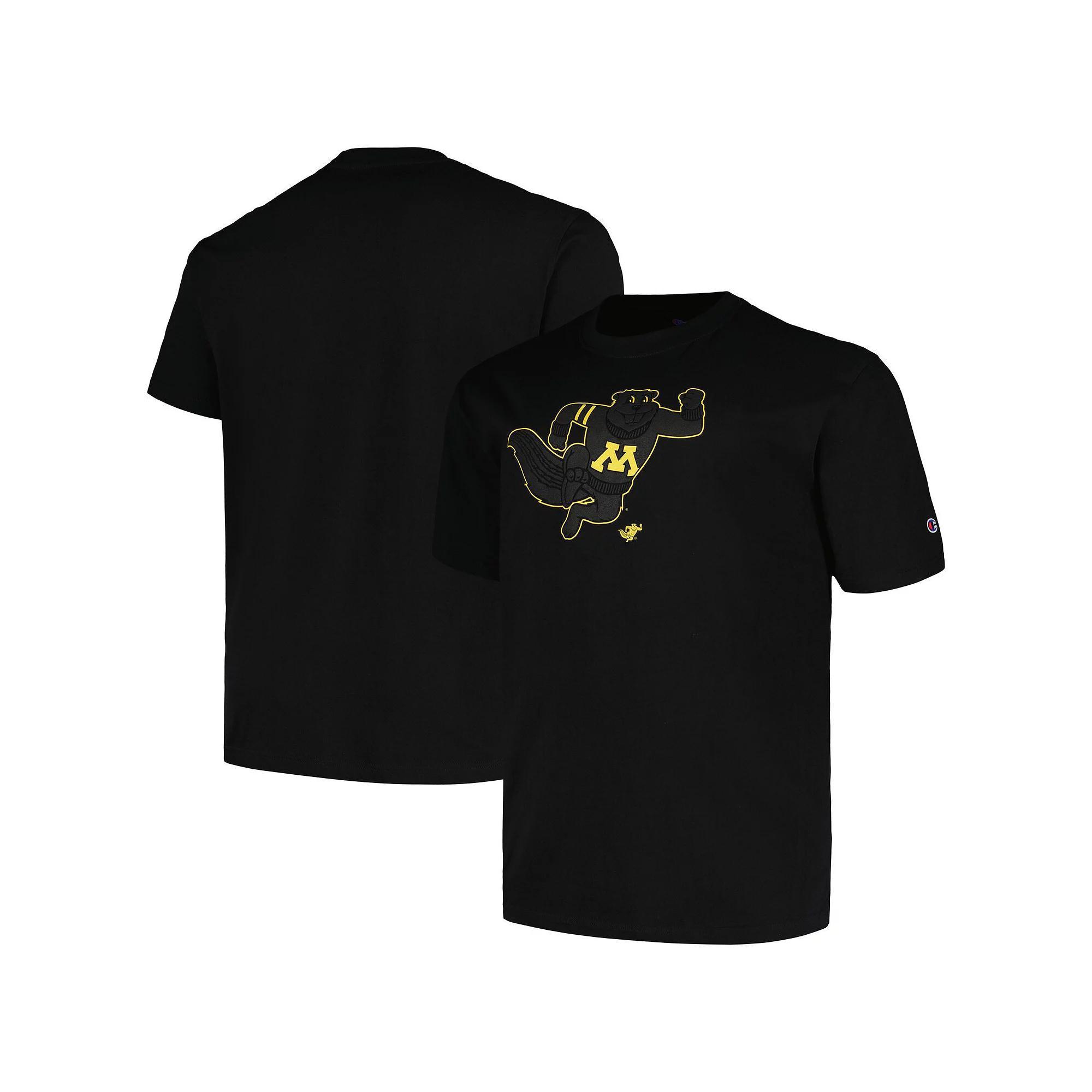 Men's Profile Black Minnesota Golden Gophers Big & Tall Pop T-Shirt, Size: XLT Product Image