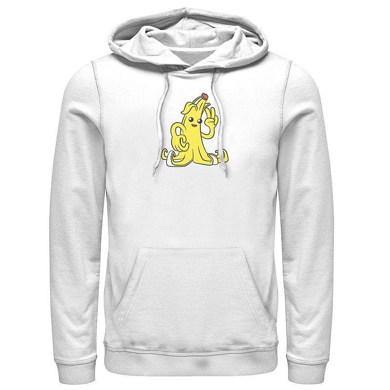 Men's Fortnite Peely Peace Hoodie, Size: Large, White Product Image