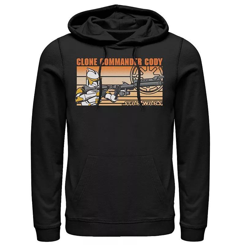 Men's Star Wars: Clone Wars Clone Commander Cody Hoodie, Size: Small, Black Product Image
