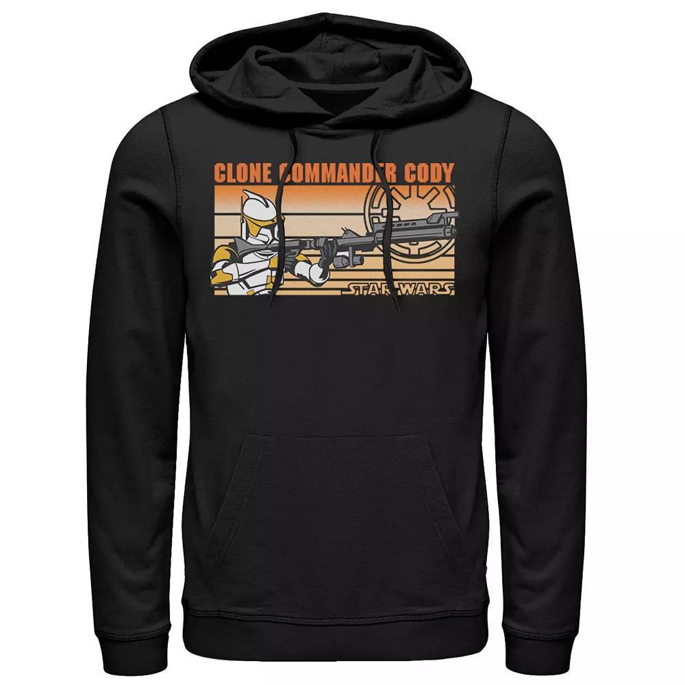 Men's Star Wars: Clone Wars Clone Commander Cody Hoodie, Size: Small, Black Product Image