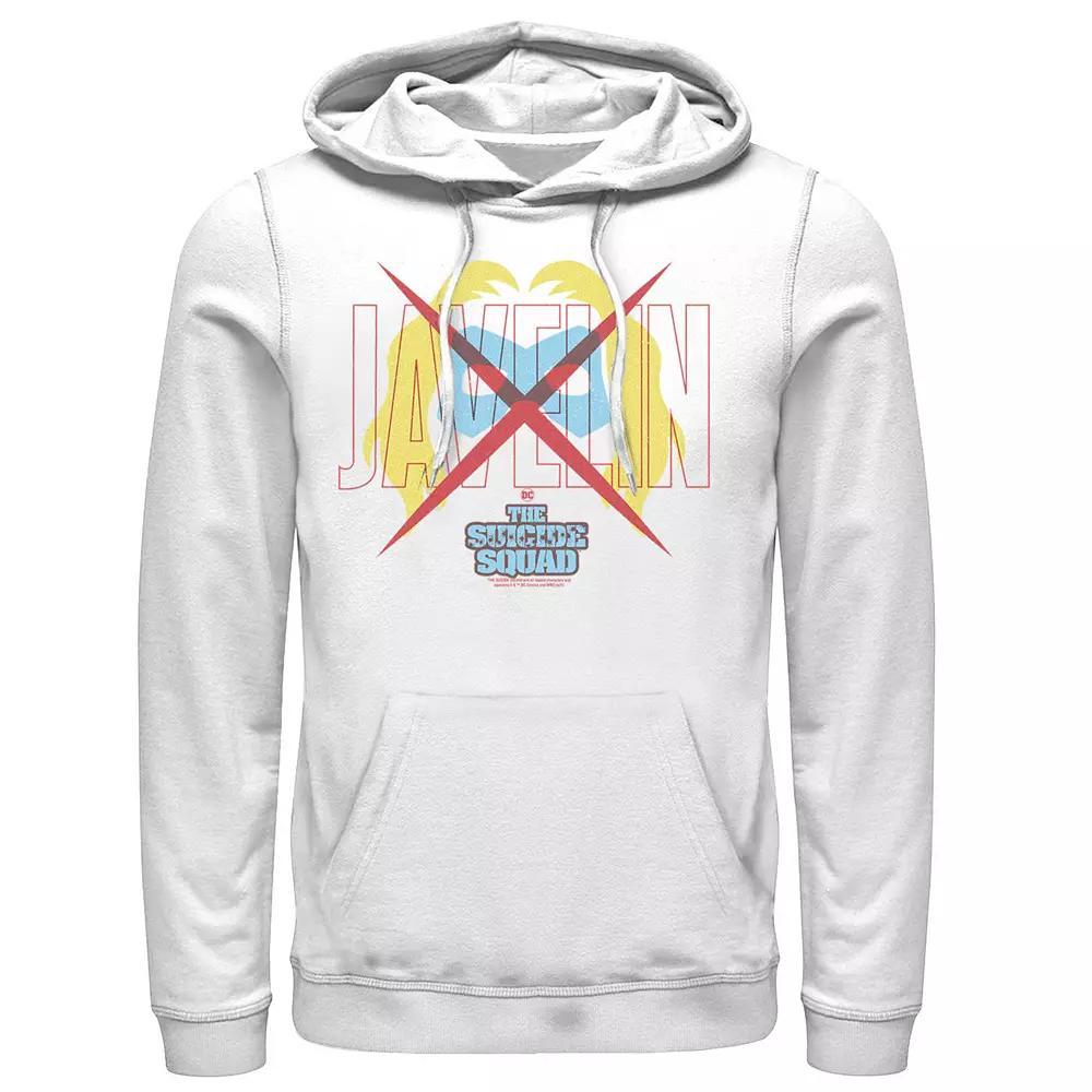 Men's The Suicide Squad Javelin Icon Logo Hoodie, Size: Small, White Product Image