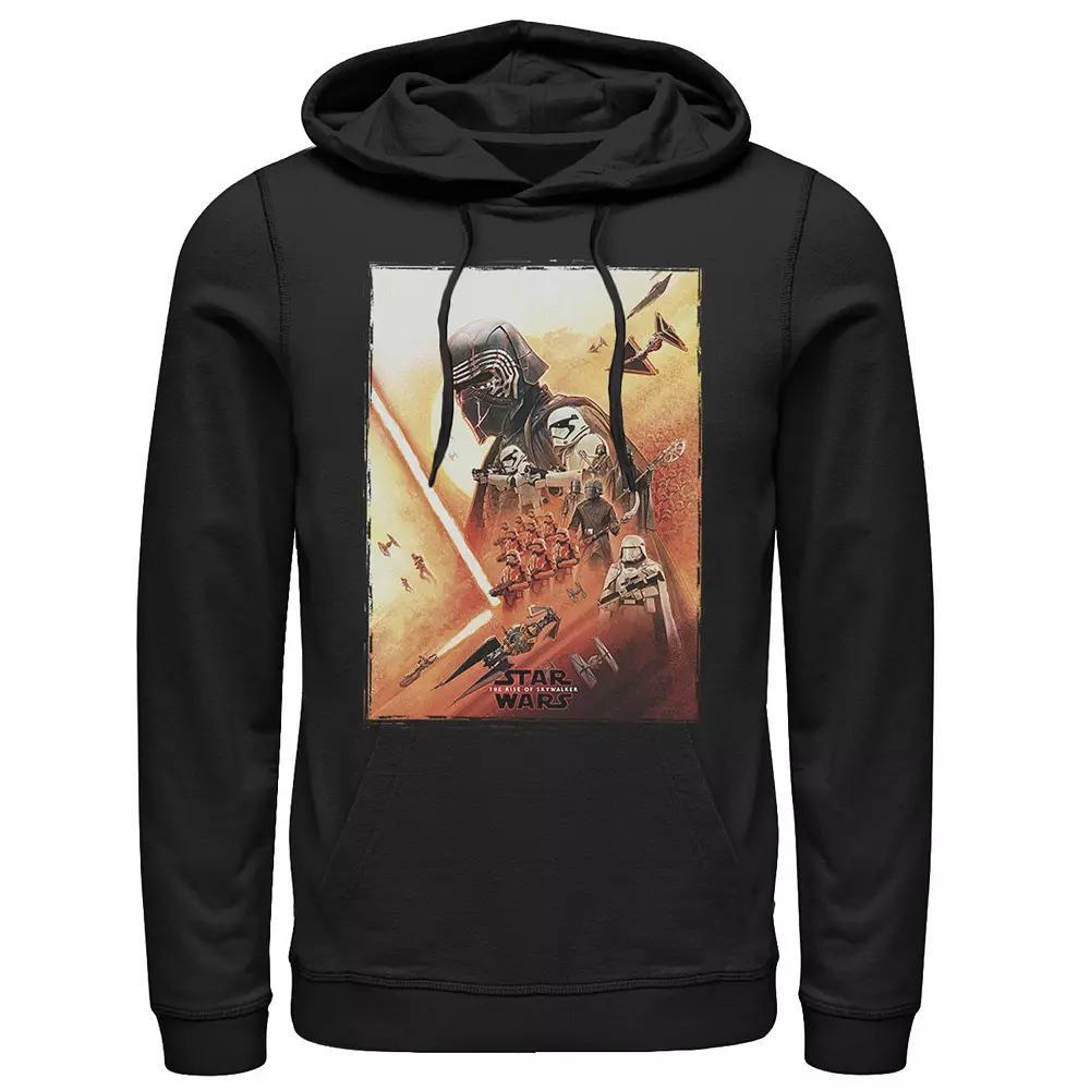 Men's Back To The Future Classic Poster Hoodie, Size: XL, Black Product Image