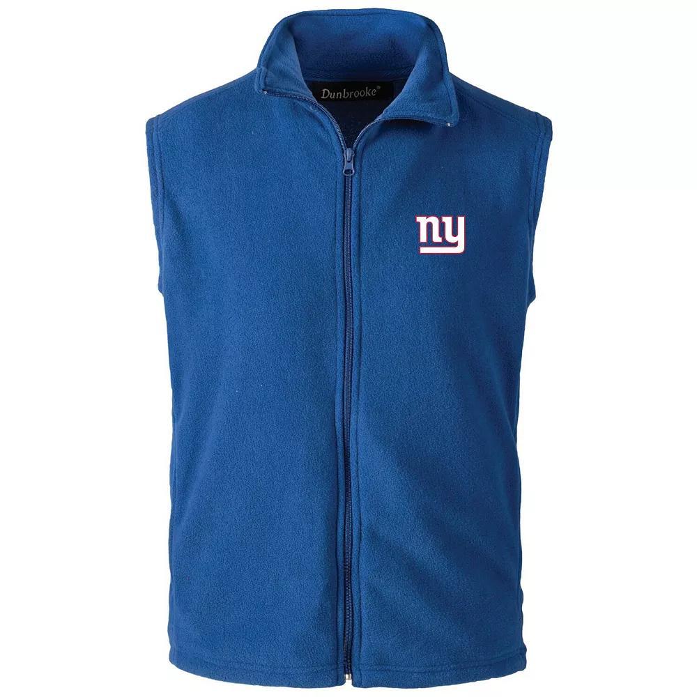 Mens Royal New York Giants Houston Fleece Full-Zip Vest Product Image