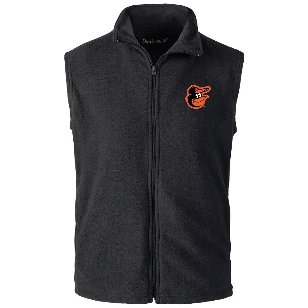 Men's Dunbrooke  Black Baltimore Orioles Full-Zip Vest, Size: Large Product Image