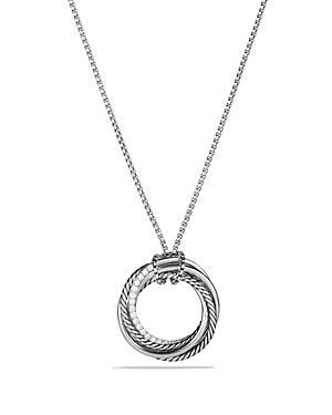 David Yurman Crossover Pendant Necklace with Diamonds Product Image