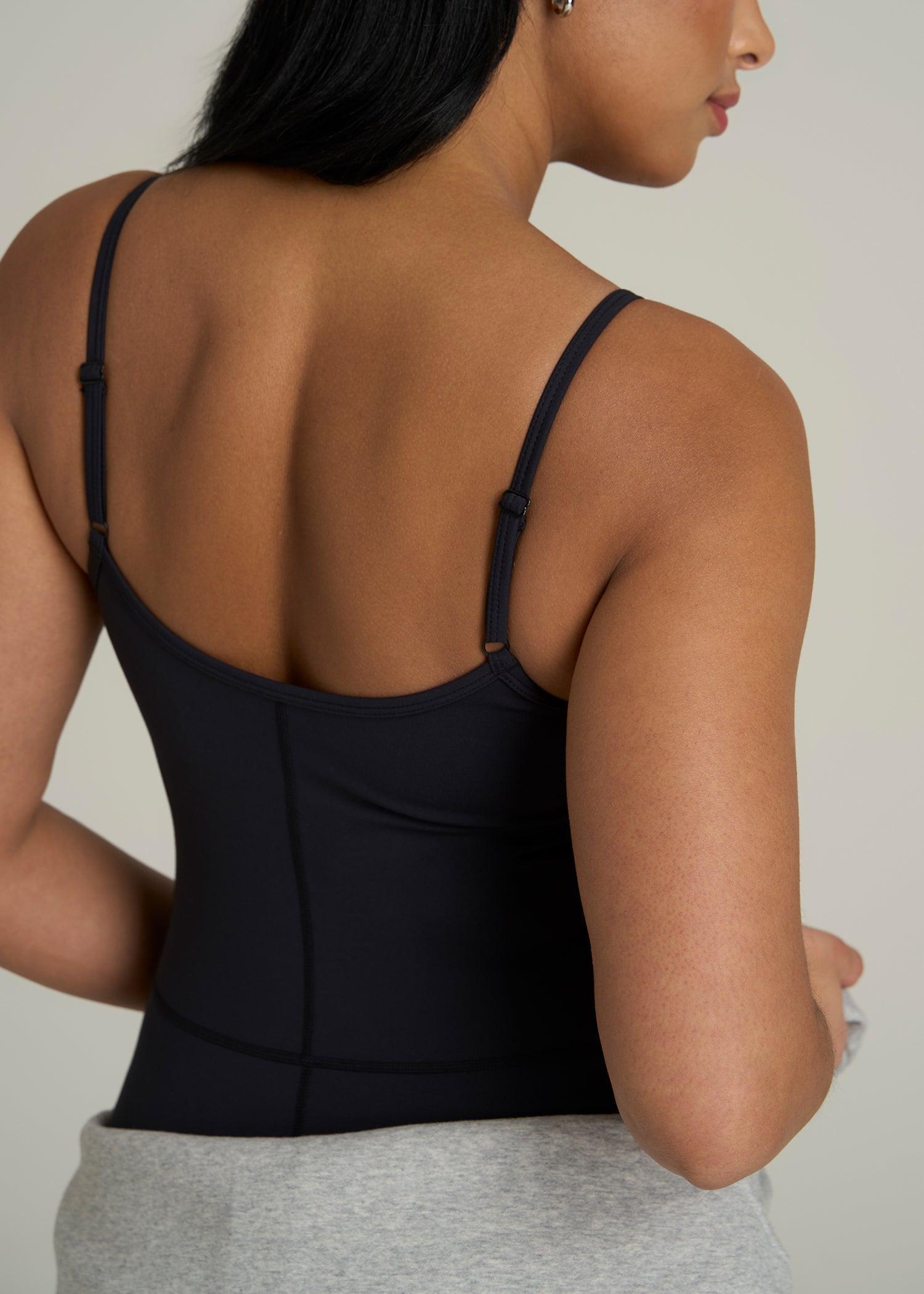 Balance Spaghetti Strap Jumpsuit for Tall Women in Black Product Image