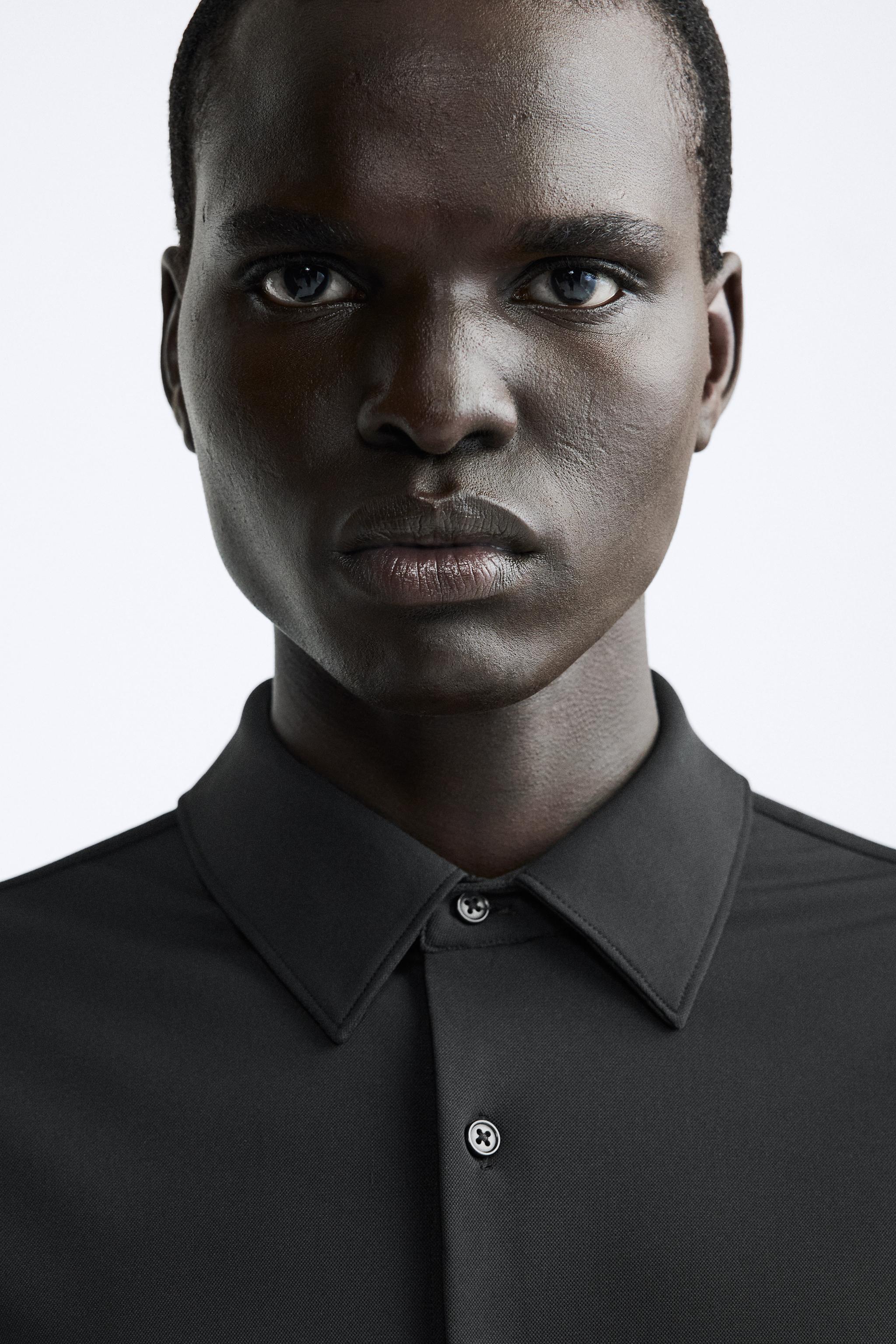 TEXTURED STRETCH SHIRT Product Image