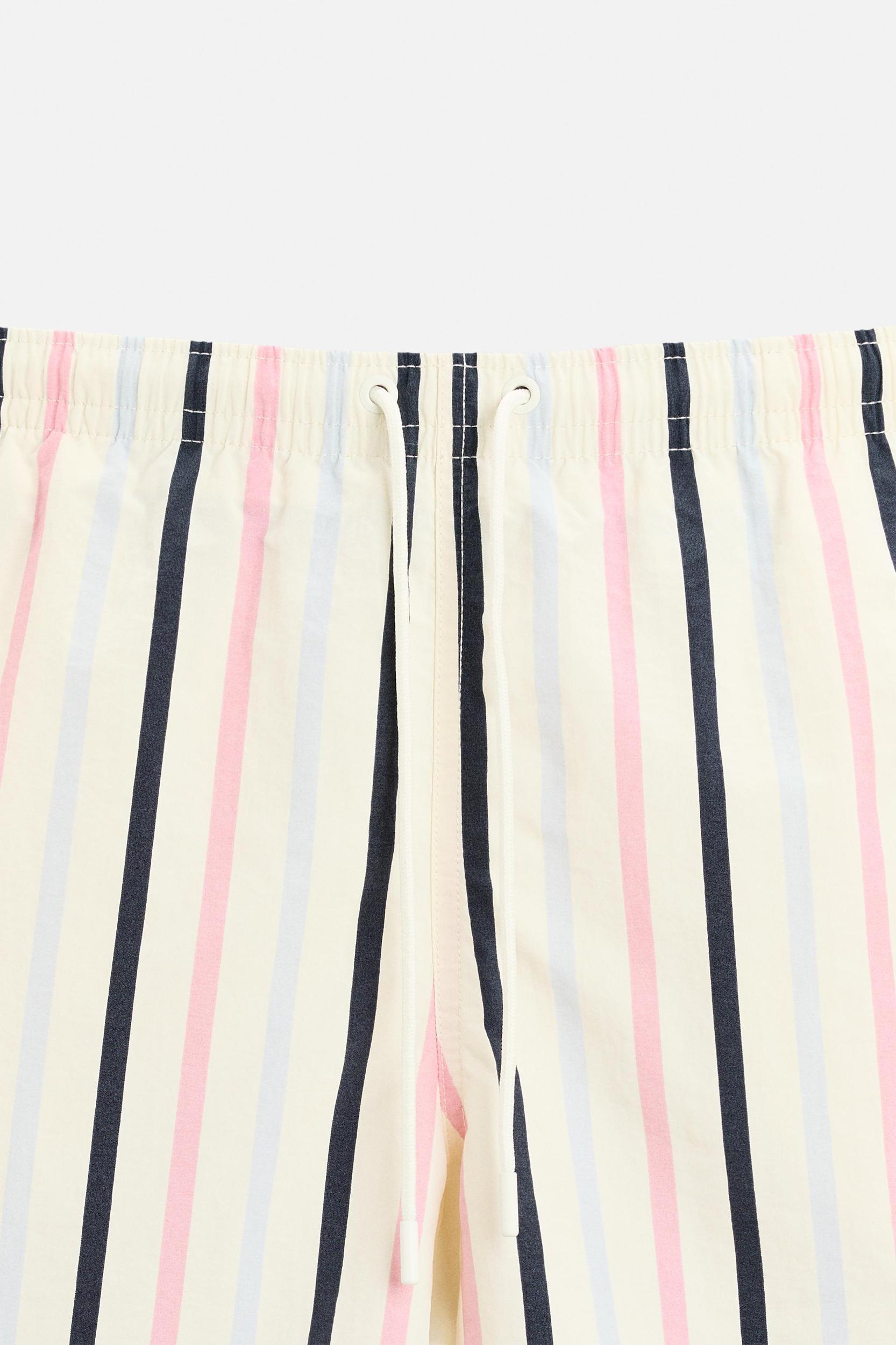 REGULAR STRIPE PRINT SWIMSUIT Product Image