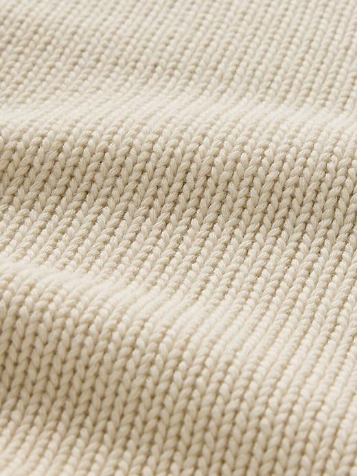 100% Cotton Relaxed Sweater Product Image