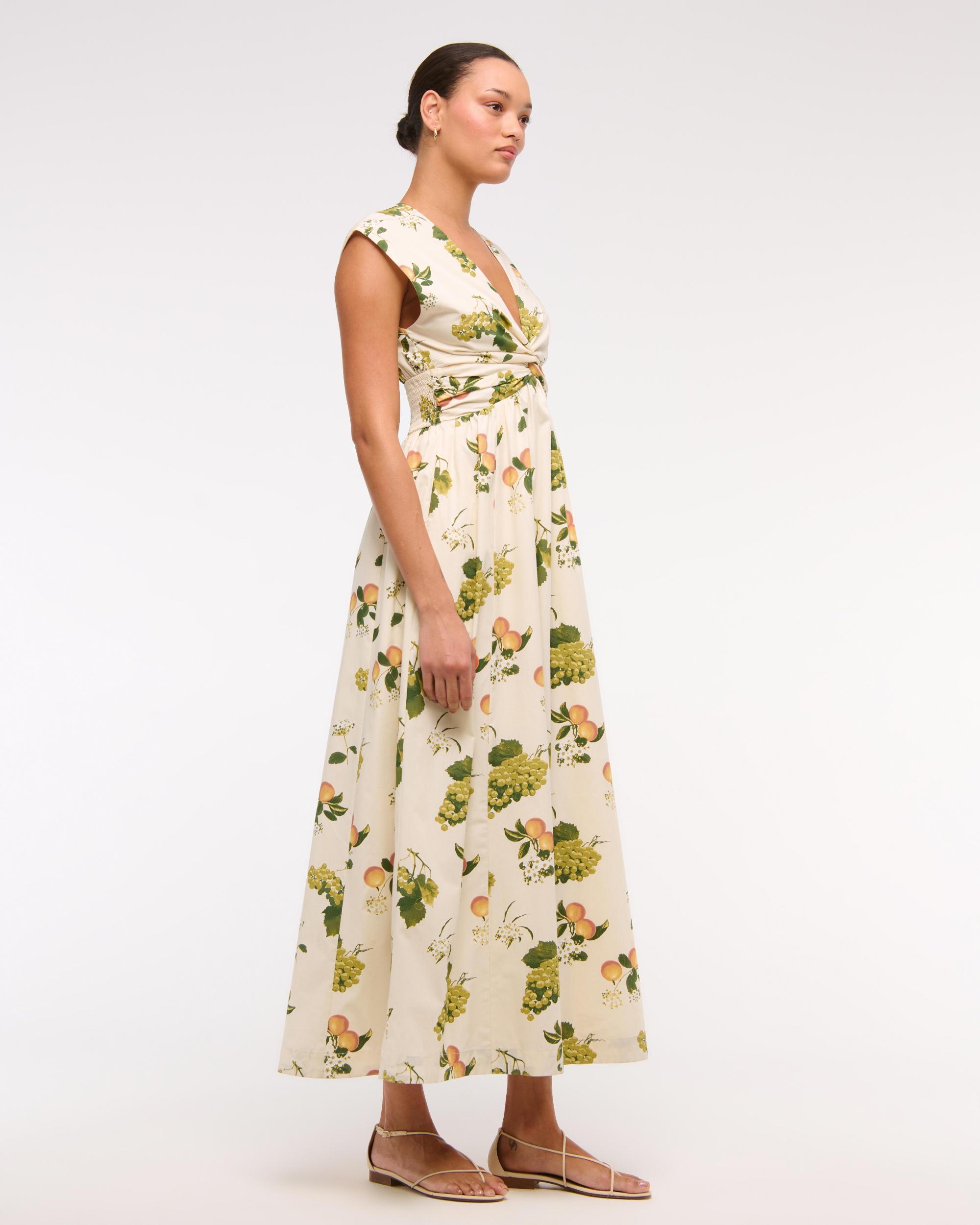 Twist-Front Maxi Dress Product Image