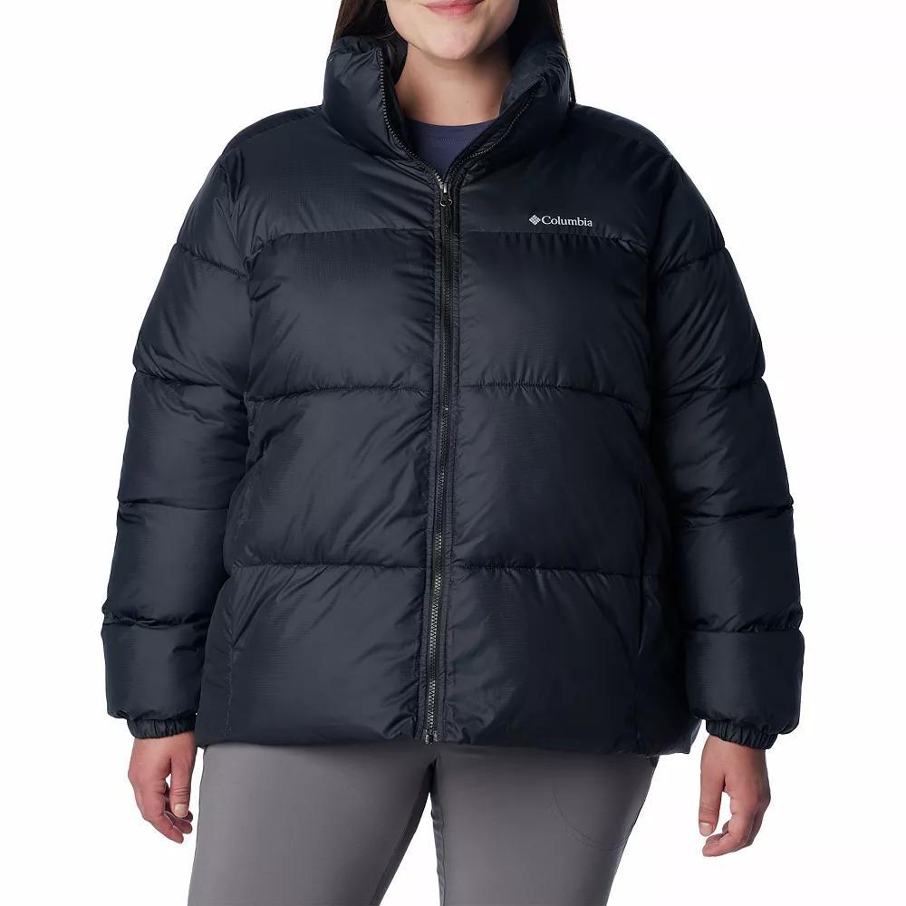 Plus Size Columbia Puffect II Full Zip Puffer Jacket, Women's, Size: 2XL, Black Product Image