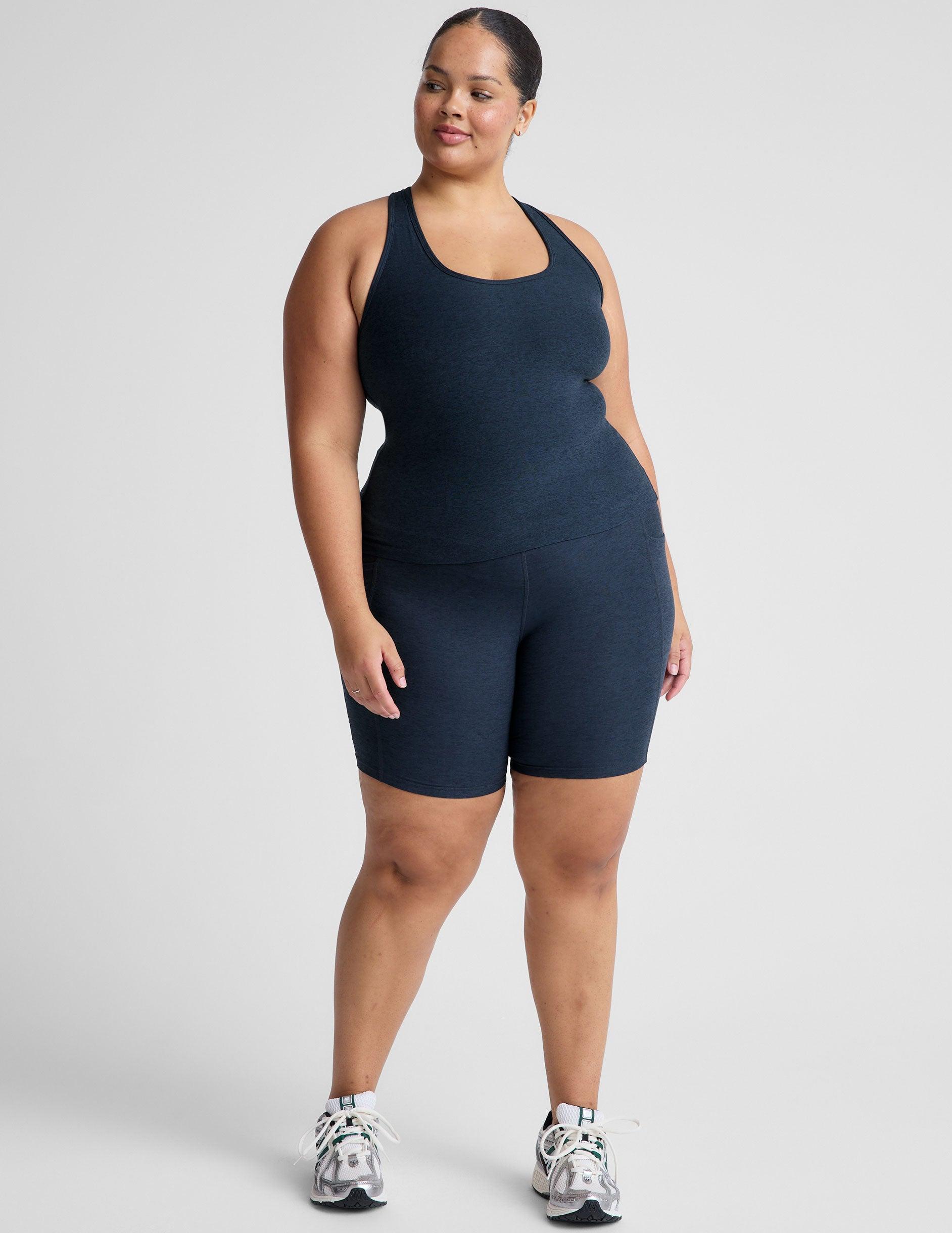 Spacedye Step Up Racerback Tank (1X-4X) Product Image