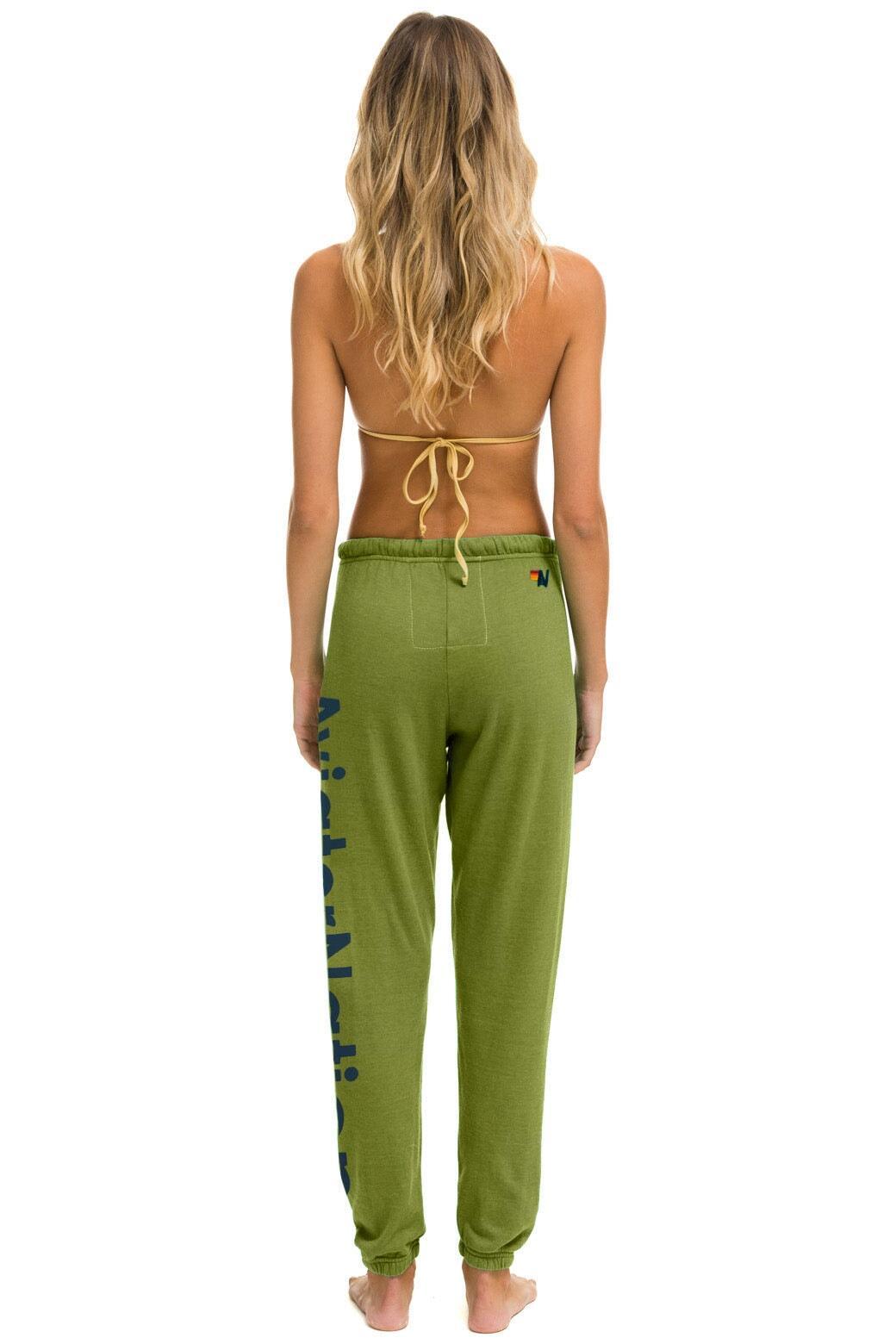 AVIATOR NATION AUSTIN SWEATPANTS - KELLY GREEN Female Product Image