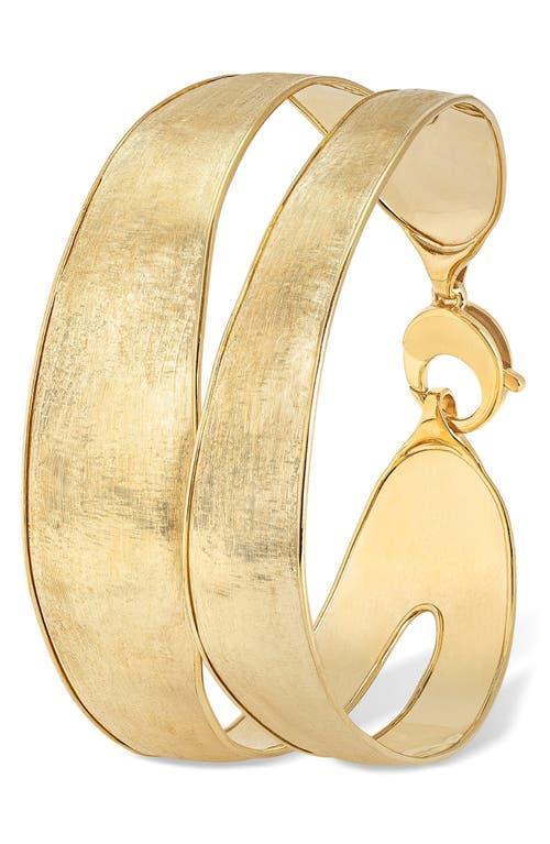 Womens Lunaria 18K Yellow Gold Split Bangle Bracelet Product Image