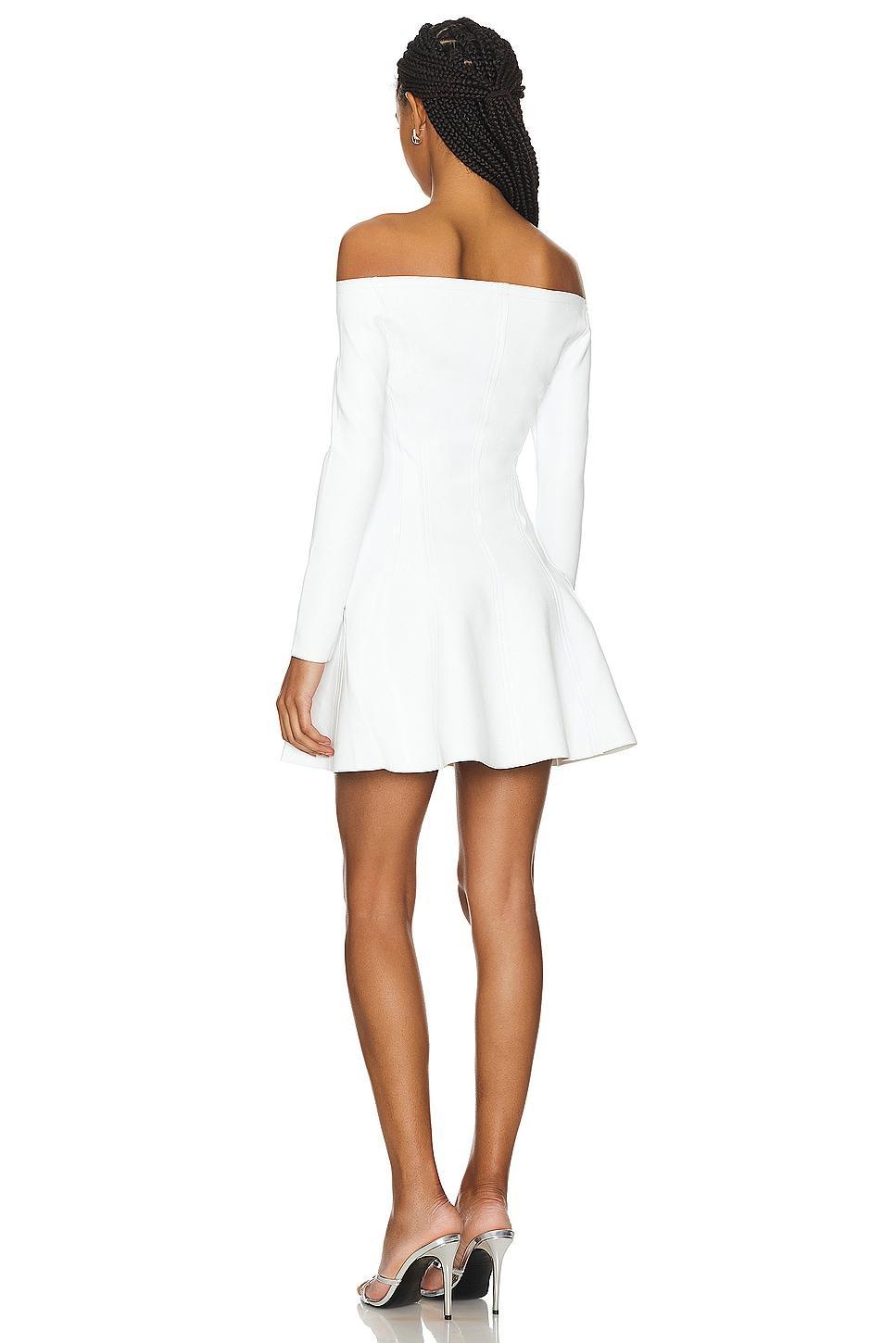 Off Shoulder Grace Mini Dress Norma Kamali Product Image