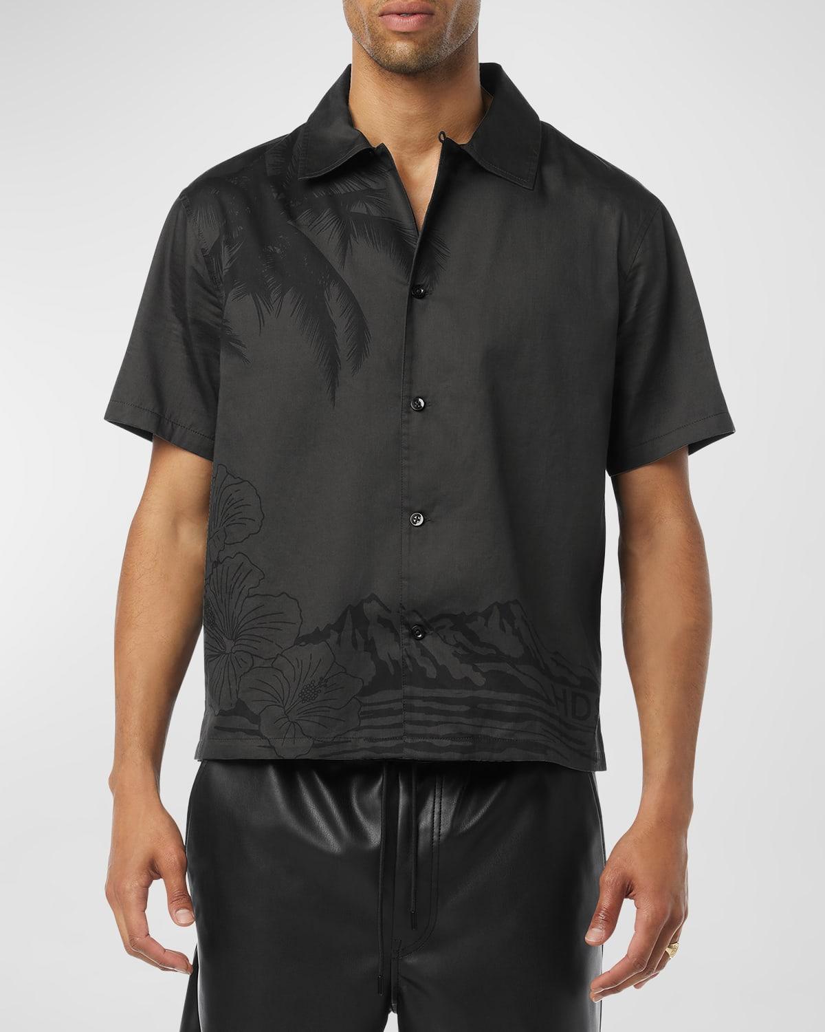 Men's Night Palm Camp Shirt Product Image