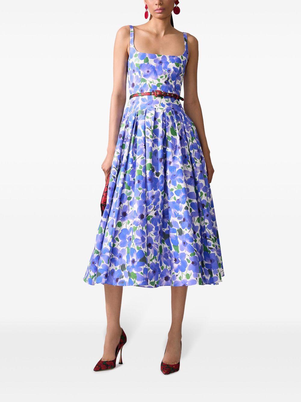 floral-print midi dress Product Image