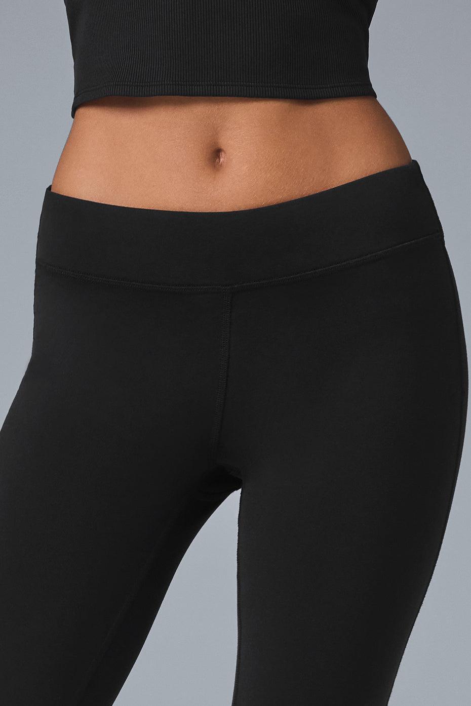 Airbrush Low-Rise Bootcut Legging - Black Product Image