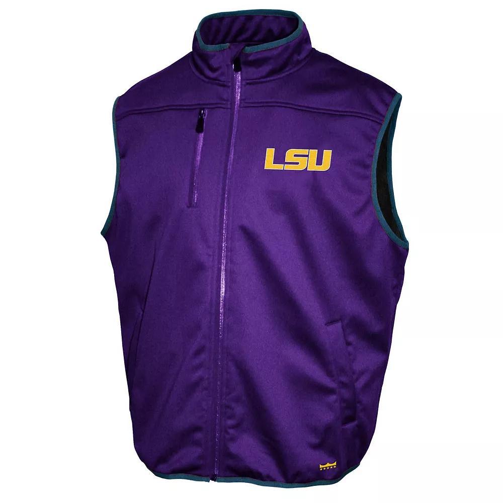 Mens Auburn Tigers Zip Up Softshell Vest Blue Product Image
