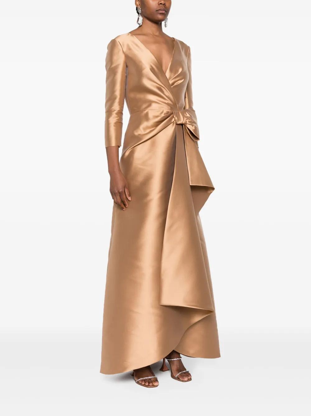 bow-detail maxi dress Product Image