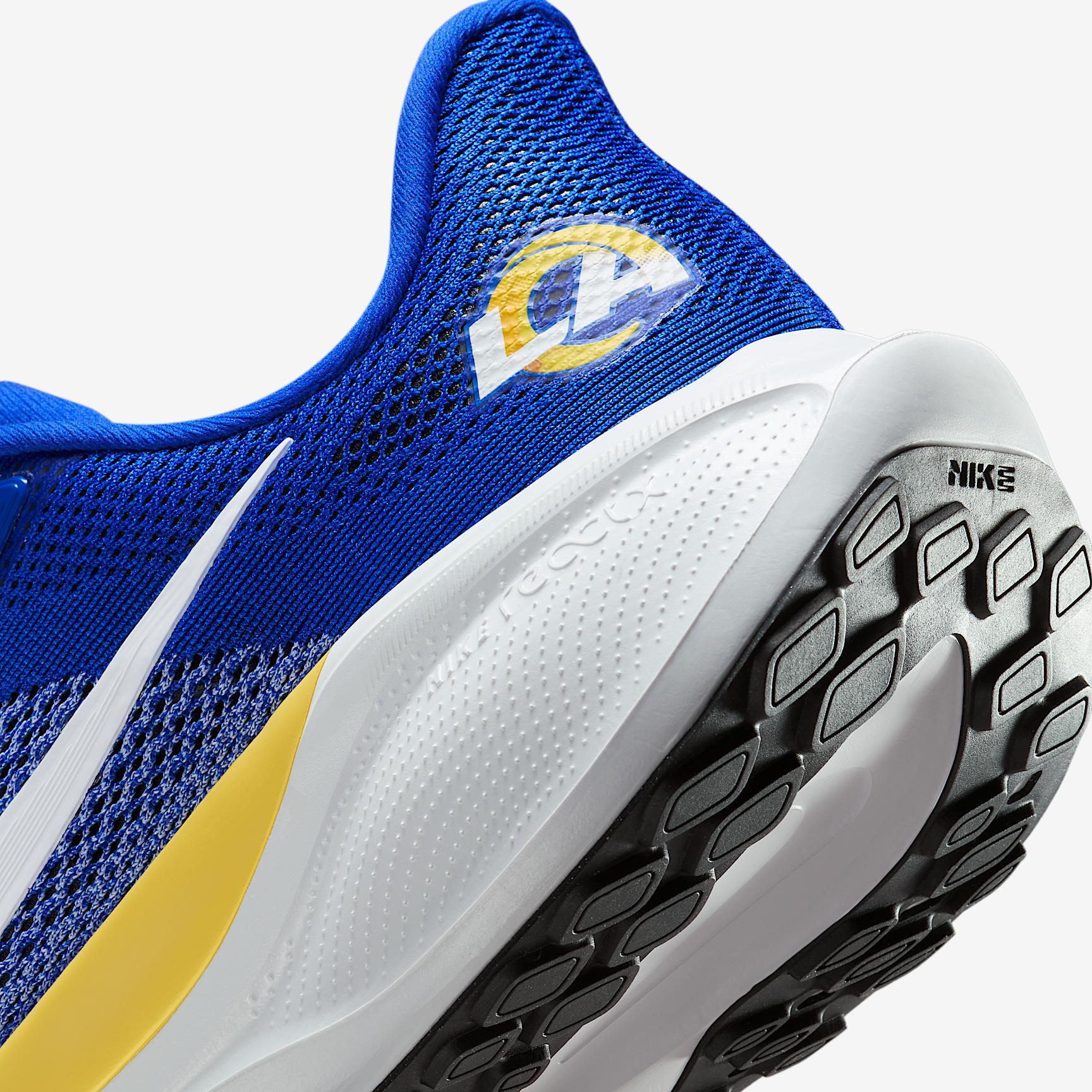 Los Angeles Rams Pegasus 41 Men's Nike NFL Road Running Shoes Product Image