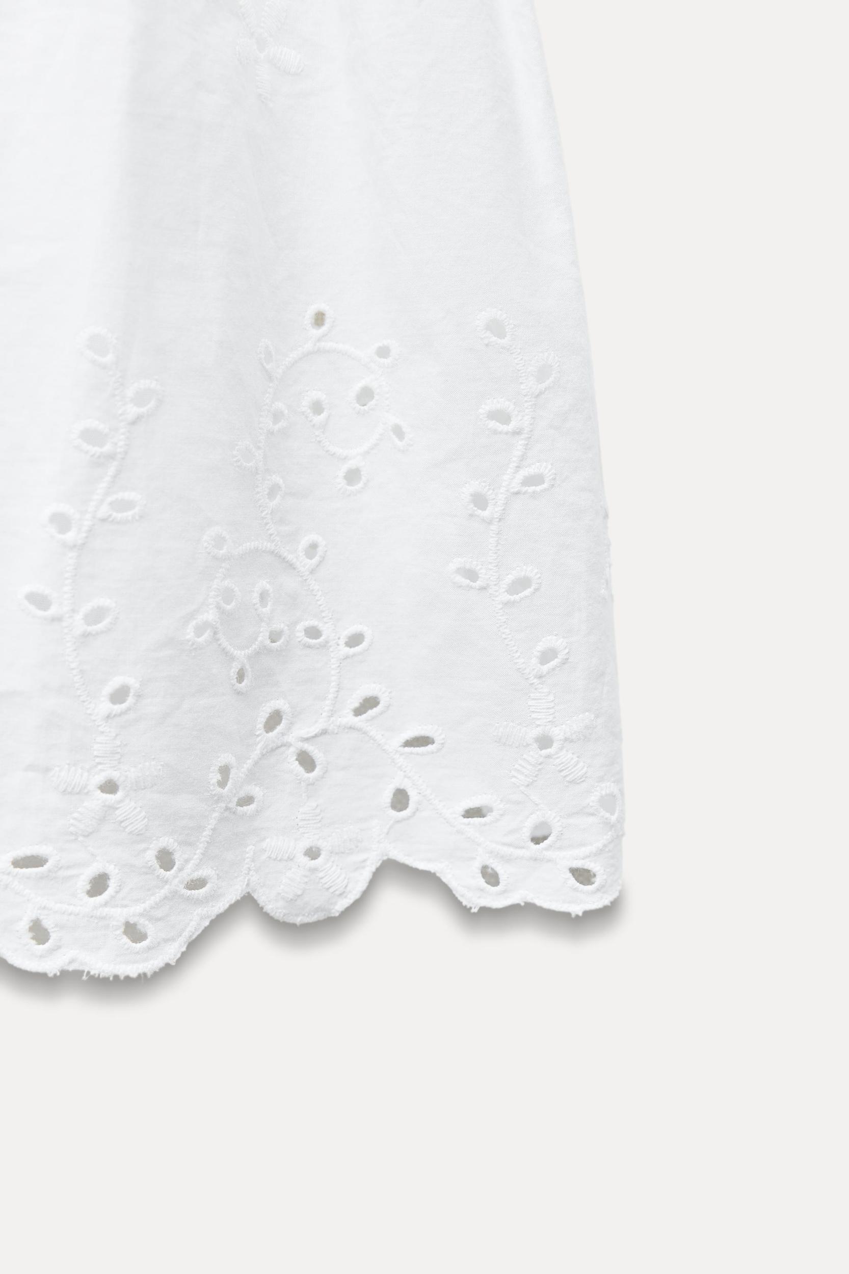 SHORT EMBROIDERED DRESS Product Image