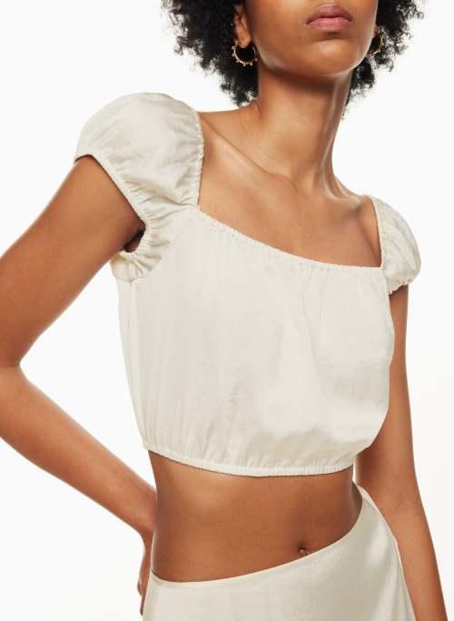 ethereal satin blouse Product Image