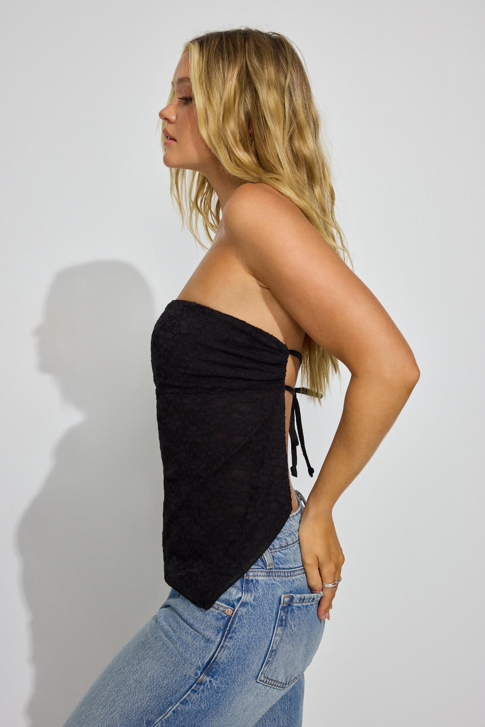 Asymmetric Tube Top Product Image