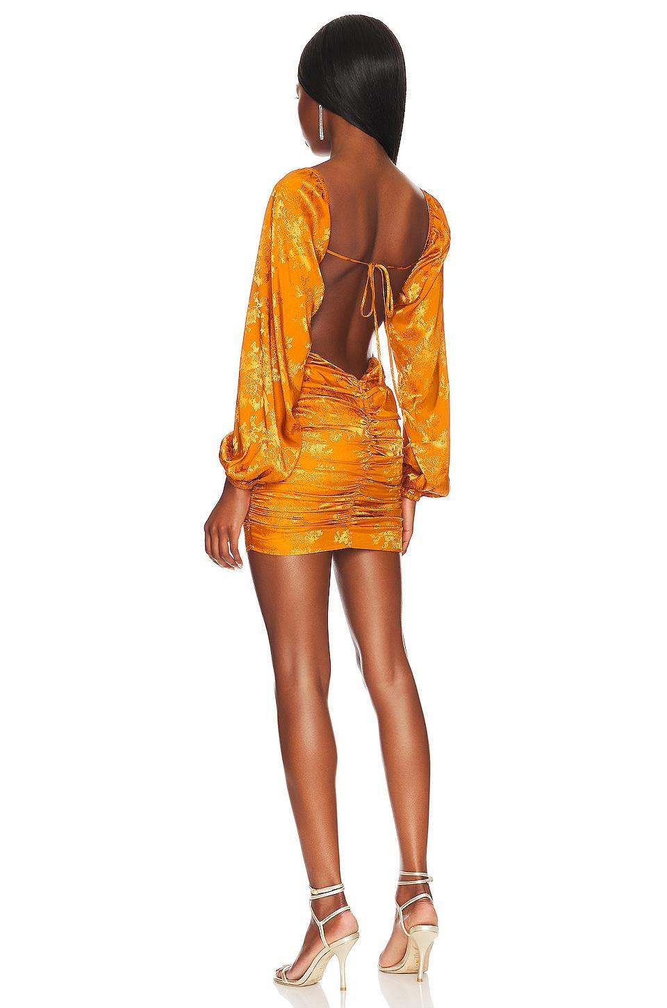 Briget Ruched Backless Dress MORE TO COME Product Image