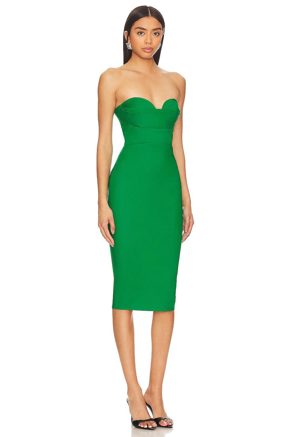 Sophia Strapless Midi Dress MORE TO COME Product Image