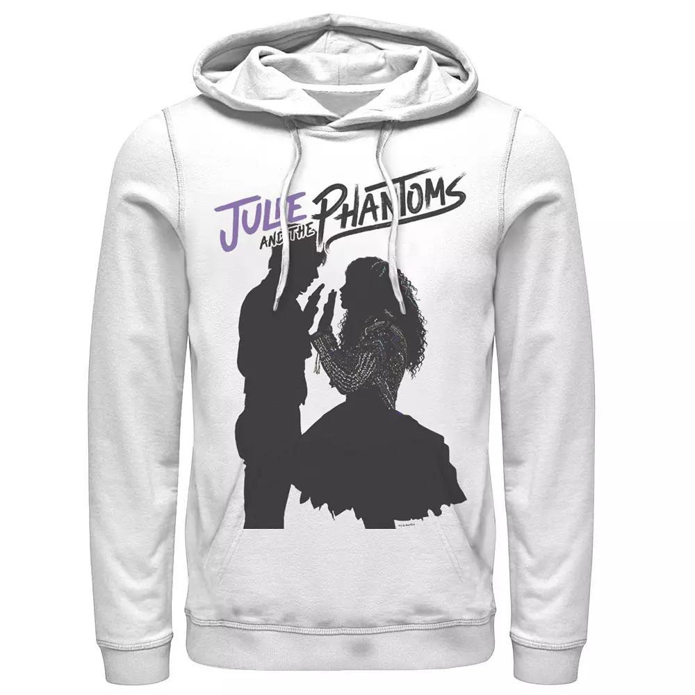 Men's Julie And The Phantoms Silhouettes Hoodie, Size: Large, White Product Image