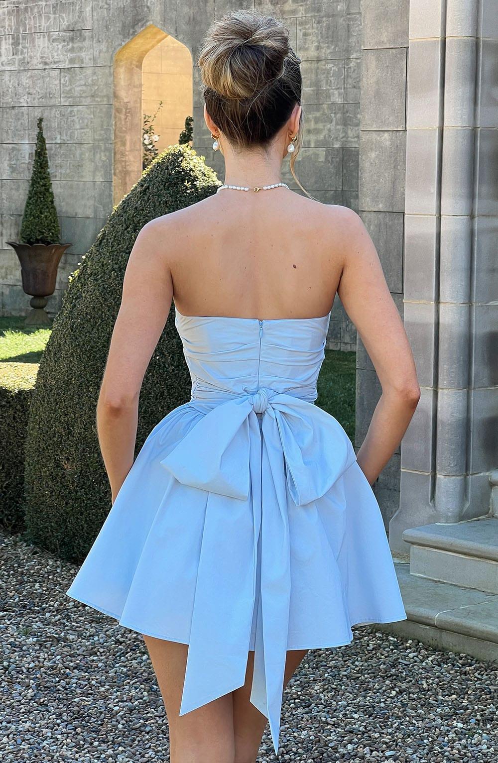 Katrina Mini Dress - Blue Product Image