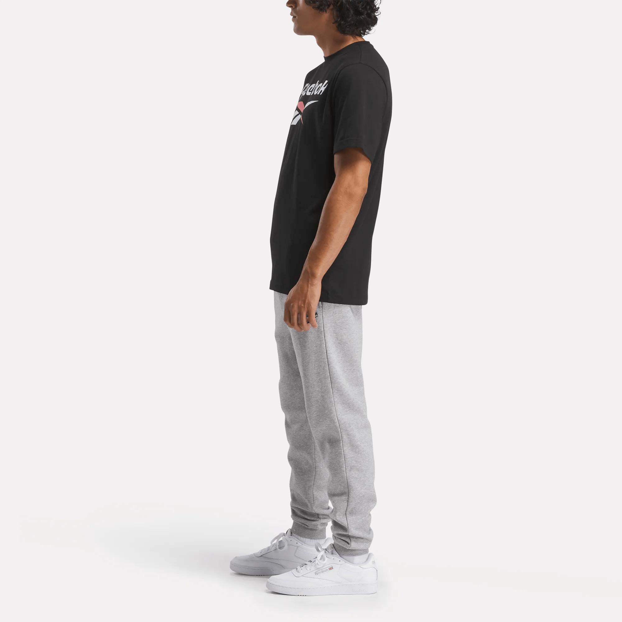 Men's Reebok Identity Big Stacked Logo T-Shirt Product Image