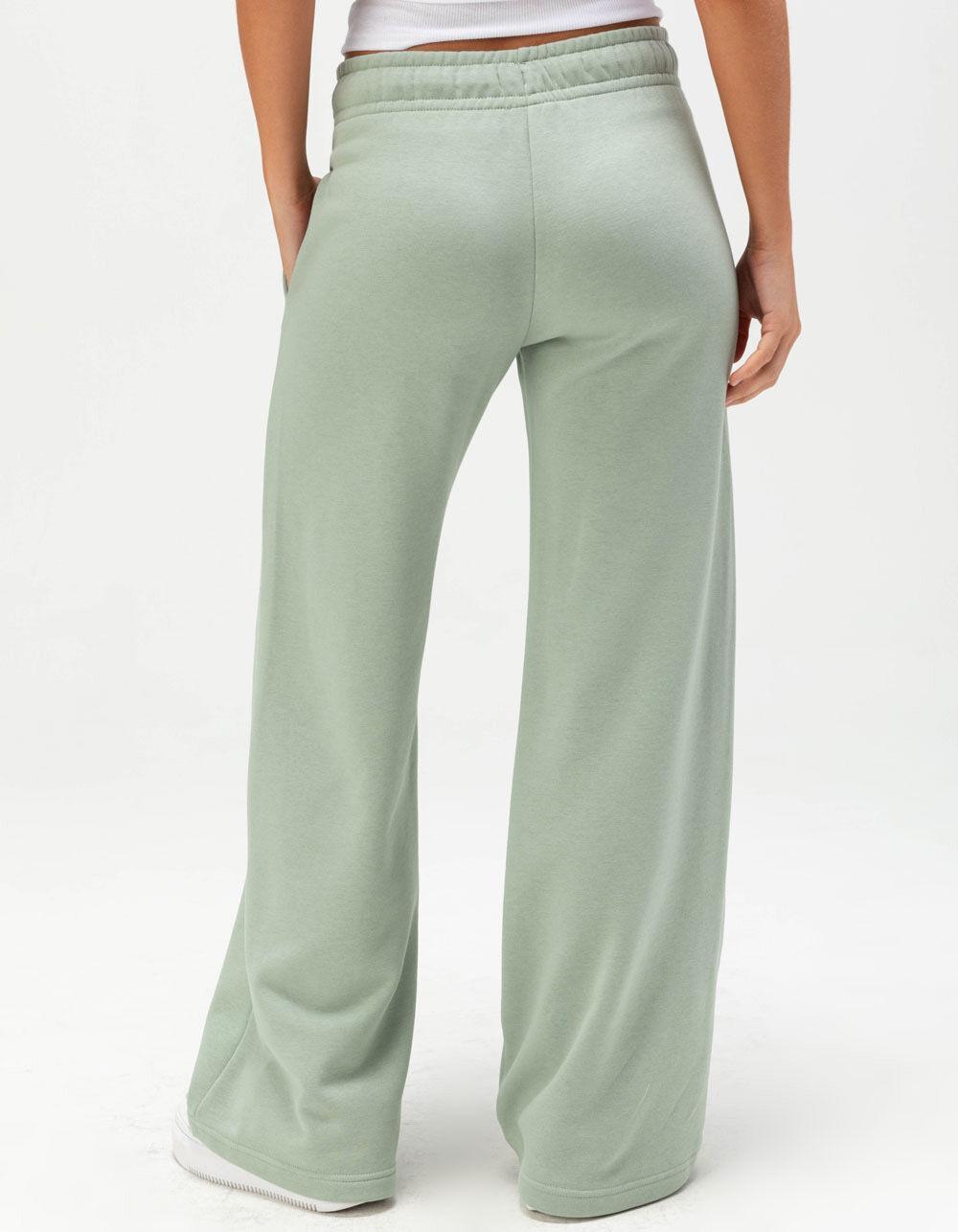 NIKE Sportswear Club Fleece Womens Wide Leg Pants - HEATHER GRAY Product Image