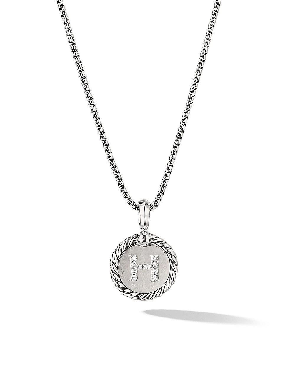 David Yurman Sterling Silver Cable Collectibles Initial Charm Product Image