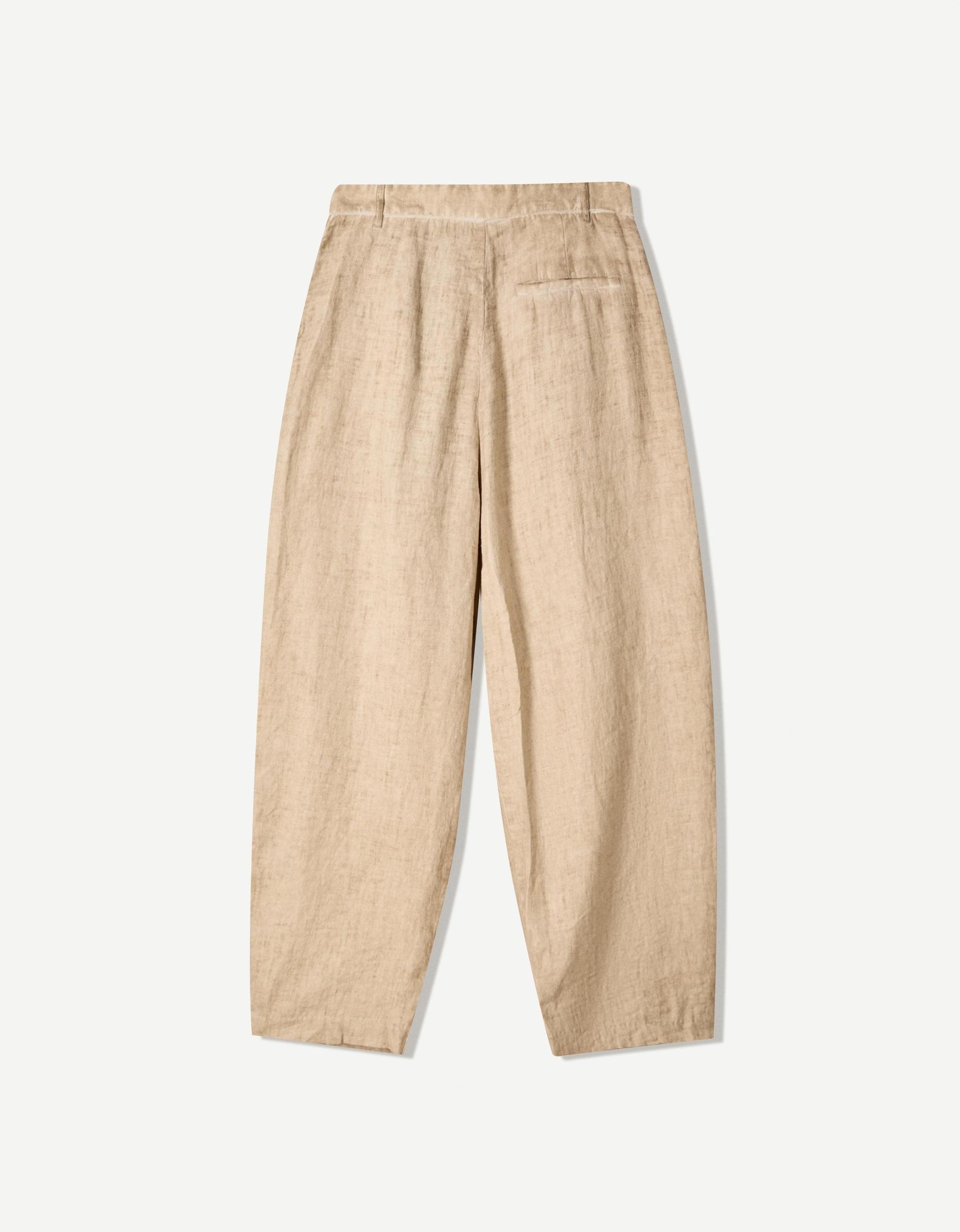 Linen balloon fit pants Product Image